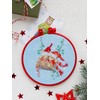 Wizardi Abris Art Cross Stitch kit On The Swing AHM-028
