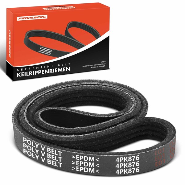 Frankberg 1 x V-Ribbed Belt Petrol/Diesel Compatible with Yaris P13