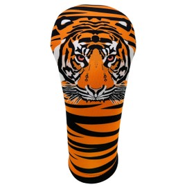 Tiger Hybrid Club Headcover Handmade by BeeJo's Golf