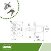 Amig - Security Lock for Sliding Windows Mod.45 | Overlap