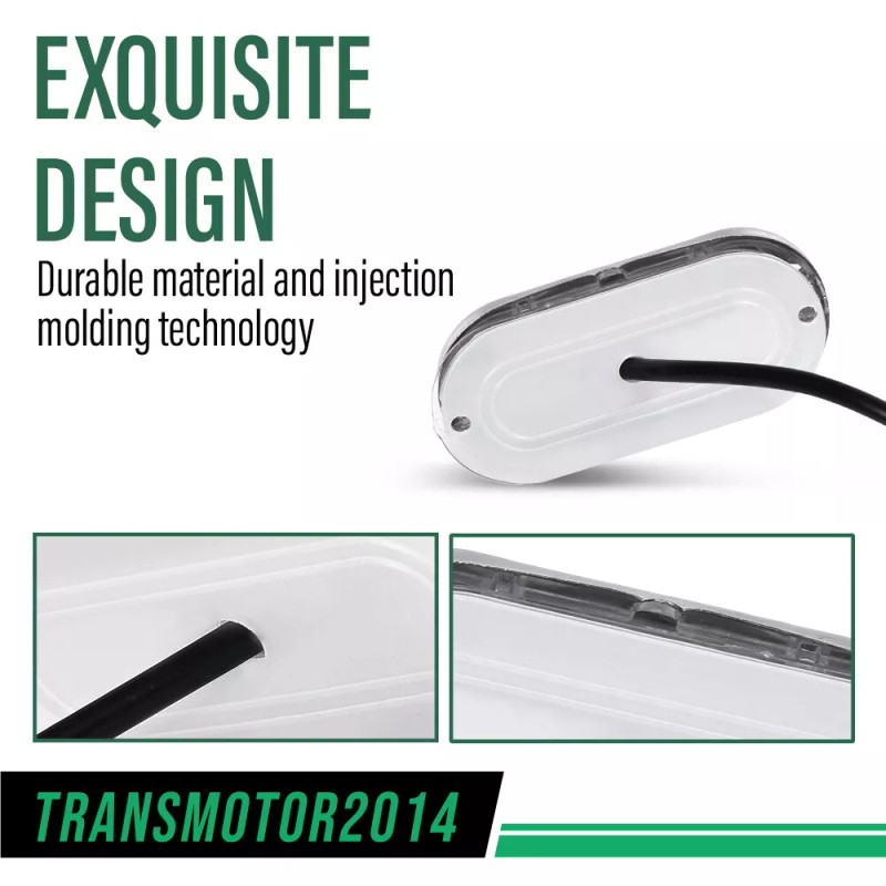 transmotor2014 2Pk 24LED Led Pontoon Boat Docking Light Bright White