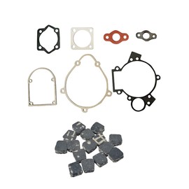 KQTshangmao 80cc Gasket Kit And Engine Rubber Black Clutch Pads For 80cc Motorized Bicycle Bike