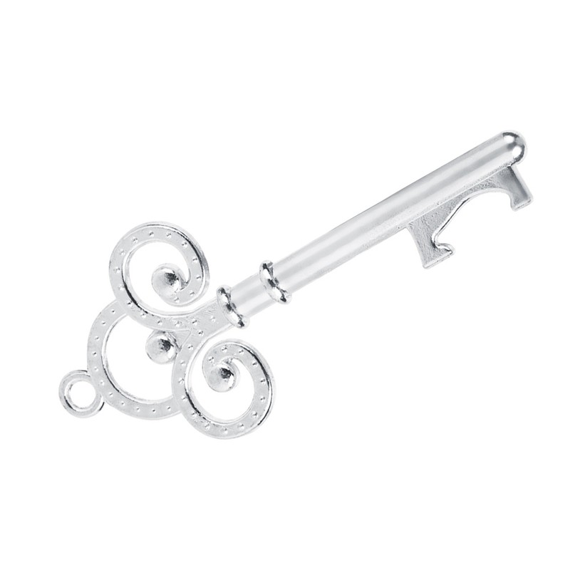 50Pcs Vintage Zinc Alloy Key Shape Bottle Opener Opening Tools