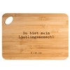 Mr. & Mrs. Panda Bamboo Chopping Board with German Text