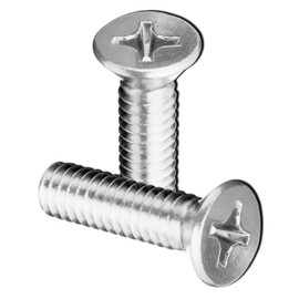 Wall Mount Tv Bracket Small Tv Drywall Anchors Stainless Steel Screws Tv Wall Mount Brackets Nut Button Wall Mount Machine Thread Phillips Drive 8-32 x 2-1/2" (25 Pcs) Super-Deals-Shop