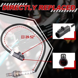 UNITHUB Oxygen Sensor Upstream + Downstream Male 234-4127 13133 Compatible for Ford F150 F250 Mustang Compatible for Mercury Grand Marquis Compatible for Lincoln Navigator 1994-2011 (Set of 4)