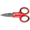 Stainless Steel Scissors with Wire Stripper - Wurth 0714036317