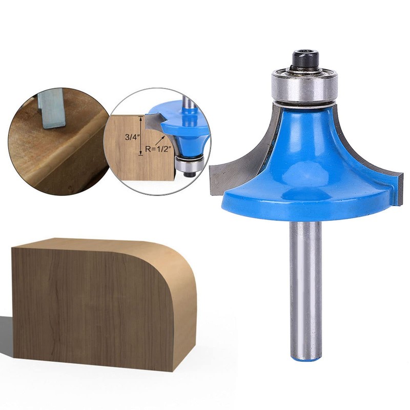 Edging Router Bit 1/4 Inch Shank Corner Rounding Edge Forming