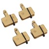 4 Pair Bike Brake Pads with Installation Tools Metal Reliable
