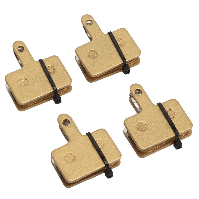 4 Pair Bike Brake Pads with Installation Tools Metal Reliable
