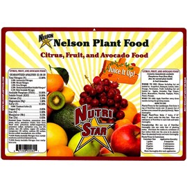 Nelson Citrus Fruit and Avocado Tree Plant Food In Ground Container Patio Grown Granular Fertilizer NutriStar 12-10-10 (15 LB)