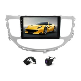 9" Android 13 Double Din Car Stereo w/Carplay Android Auto for Hyundai Genesis Sedan 2009-2014 IPS Car Audio Receiver w/WiFi GPS Bluetooth AHD Backup Camera Mic,SWC/AV in/FM/AM Radio Receiver - 4+64G