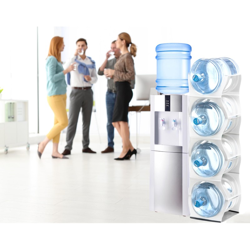 Bariboo Stackable Water Bottle Storage Rack Best Water Jugs 5