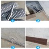 Lokatall Seamless Nails, 100 Pieces Double Head Skirting Board Thread