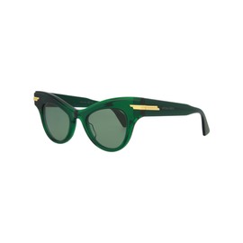 Bottega Veneta Cat Eye Sunglasses Green Green Green Luxury Eyewear Made In Japan Acetate Frame Designer Fashion for Everyday Luxury