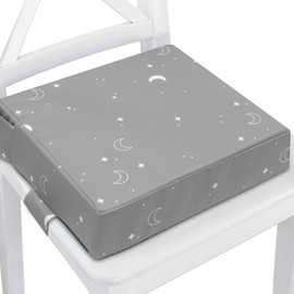 Child Booster Seat Booster Seat Chair, 32 x 32 x 8 cm, Seat Cushion, Children's Booster Seat Chair Raiser Cushion for Toddlers, Dining Table Chair Cushion and Baby Seat Moons