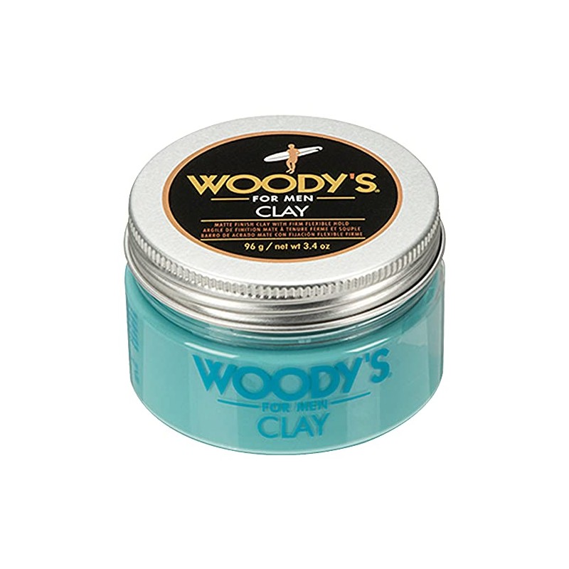 Woody's Matte Finish Clay For Men, Styling, 3.4 Oz
