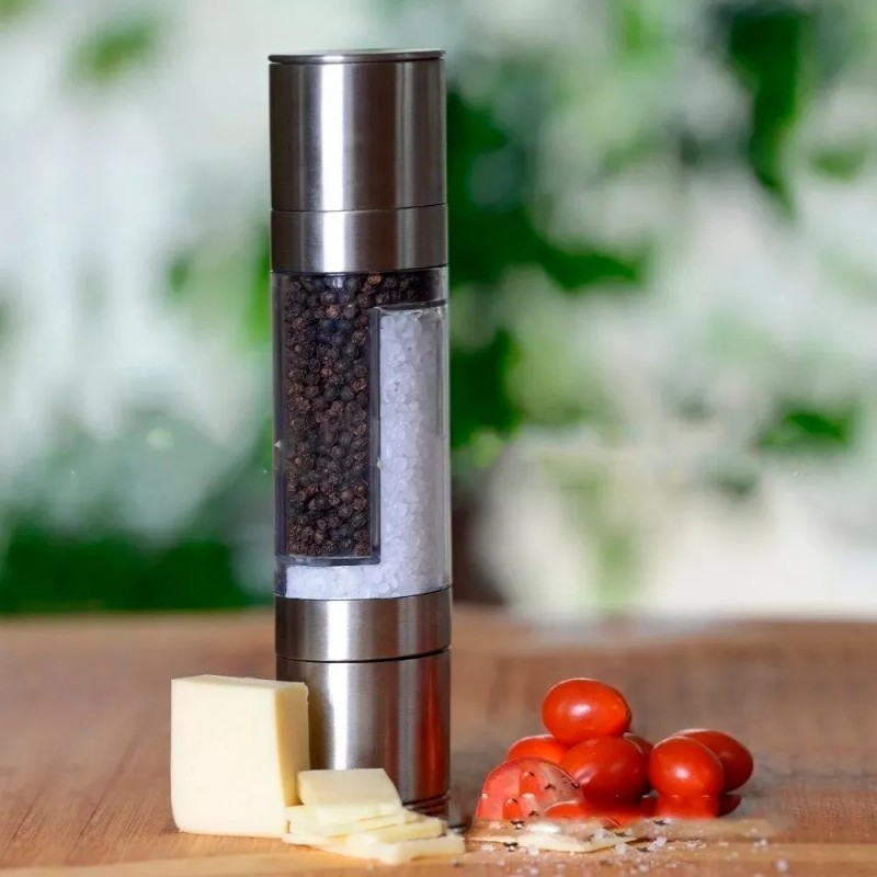 Pepper Muller Molinillo Doble Pimienta Sal Especias Molino Cocina Moler
