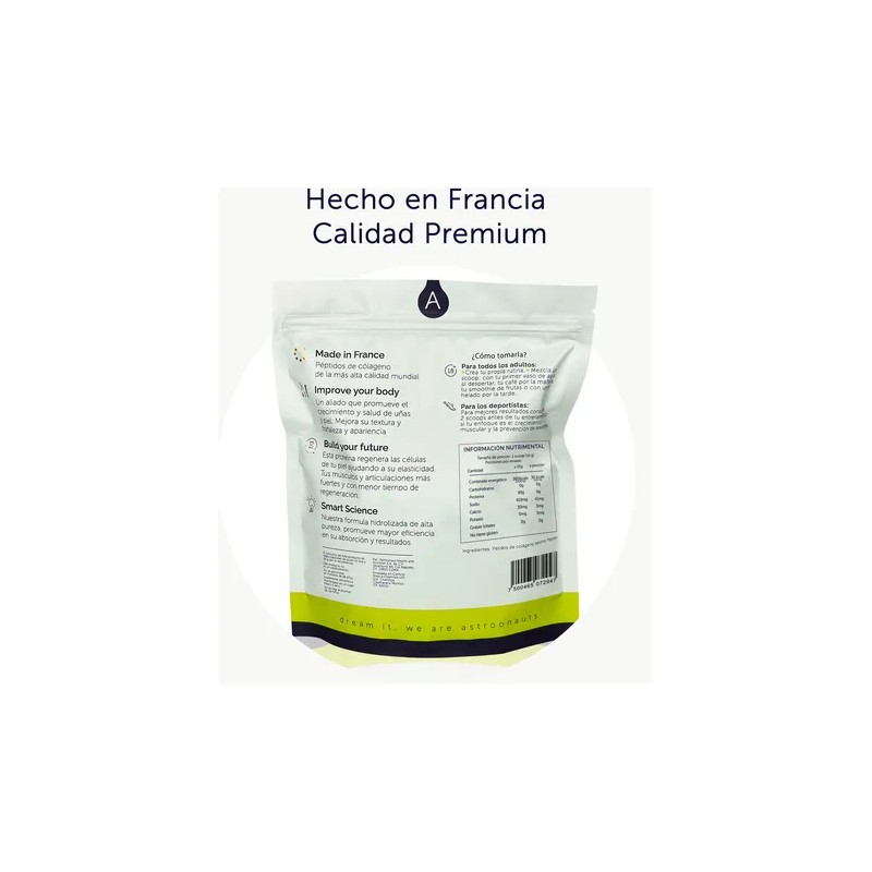 Colágeno Hidrolizado Astroonaut®| Premium, Superior | 600g