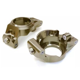 For Traxxas Precision Grey CNC Machined Caster Blocks for Traxxas X-Maxx 4X4 Upgrade