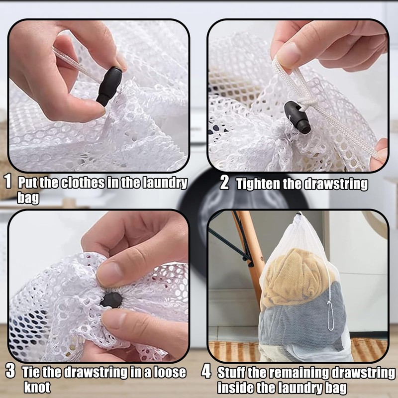 Laundry Net Large 2 Pieces for Washing Machine Large Mesh