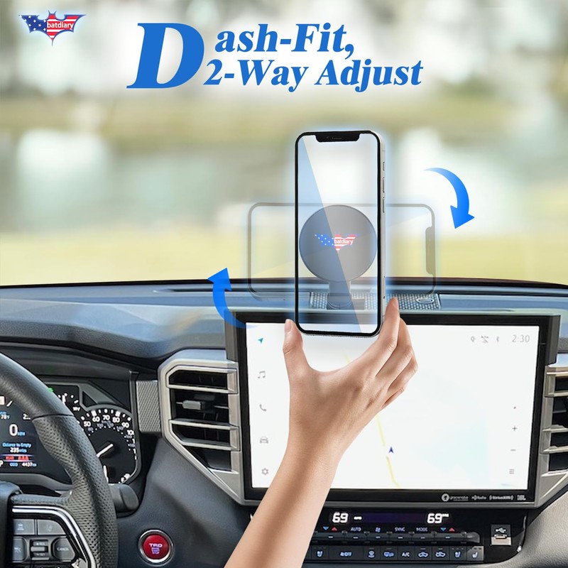 Batdiary for 2025 Toyota Tundra Magnetic Phone Mount Compatible with