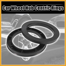 Partuto 4pcs Plastic 78.1mm to 106mm Car Hub Centric Rings Wheel Bore Center Spacer Replacement