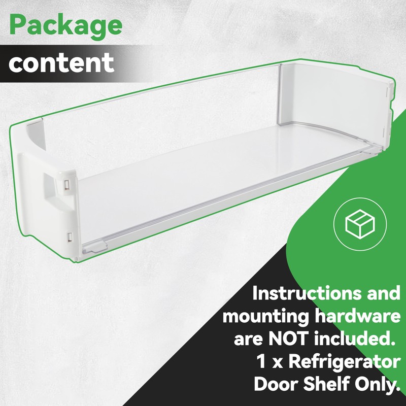 KUAFU WR71X10409 Replacement Refrigerator Door Shelf Bin Compatible with GE