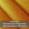 Small Heavy Duty Canvas Tarp 4x6 Feet 16oz Water-Resistant Canvas