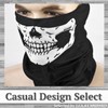 Rex Standard MK007 Men's Neck Warmer, Face Guard, Skull, UV