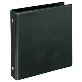 Index Card Folder 2 Rings Black