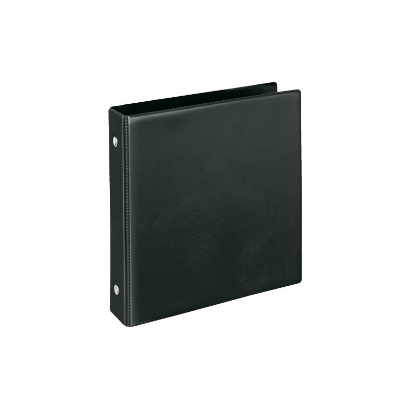 Index Card Folder 2 Rings Black
