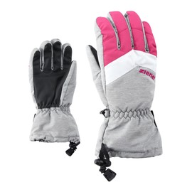 Ziener Children's Lett AS Glove Junior Ski Gloves, Winter Sports | Waterproof, Breathable, grey, 6.5