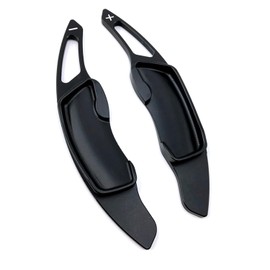 TLIFORT Aluminum Alloy Paddle Shift Steering Wheel Shifter Extension for Subaru Impreza WRX Legacy XV Crosstrek Forester Legacy WRX Ascent BRZ Scion FR-S GT86(Black)