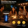 Solar Bug Zapper Outdoor for Mosquito Control – Rechargeable 3-in-1