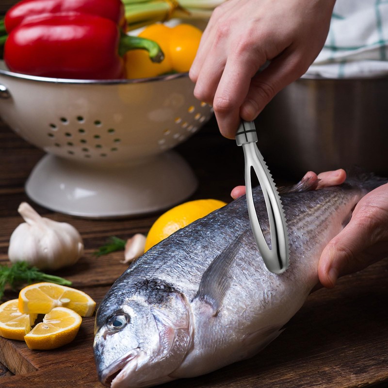 3pcs Stainless Steel Lung Remover Poultry Lung Scraper Practical Fish