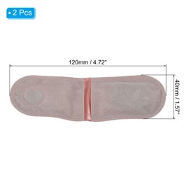 PATIKIL LED Flashlight, 2 Pack Night Shift Hands Free Clip-on Flashlights Night Safety Running Light for Running, Walking, Sports, Outdoor Emergency, Red