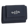 Gusti Omar Leather Wallet for Men and Women, Blue Leather,