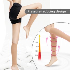 1Pairs Calf Compression Sleeve, Medical Leg Compression Sleeve for Swelling Shin Splints Varicose Veins (X-Large)