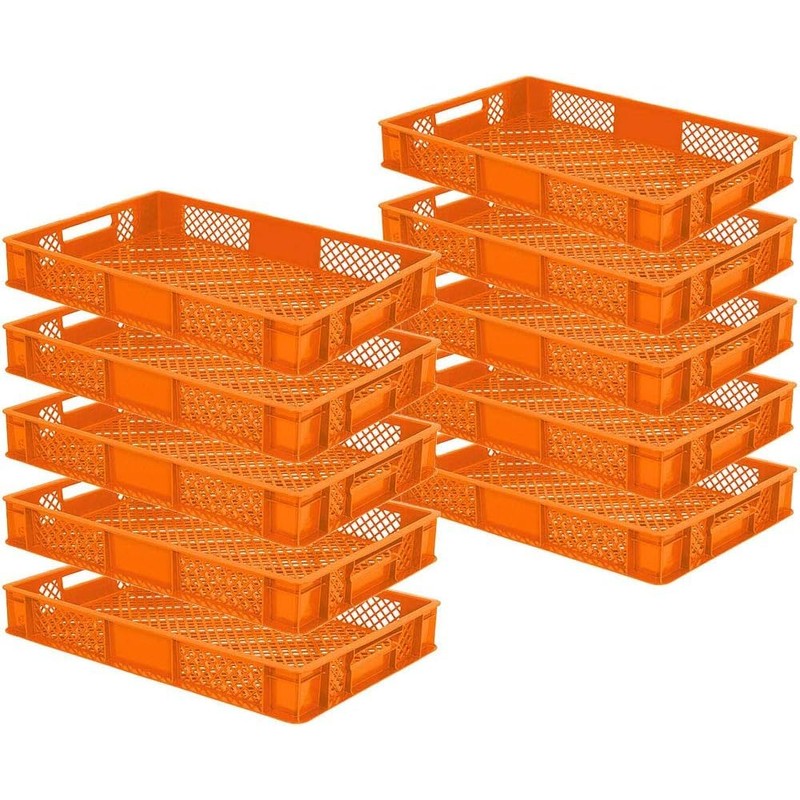 BRB 10x Euro Containers/Stacking Containers, L x W x H