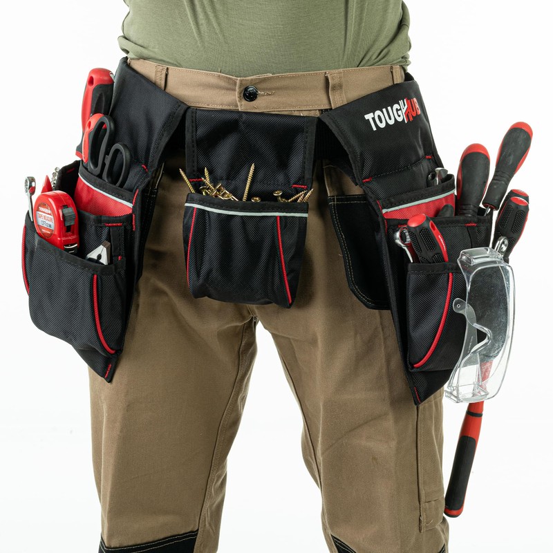 ToughHub Work Tool Belt Pouch with 1680D - Heavy Duty
