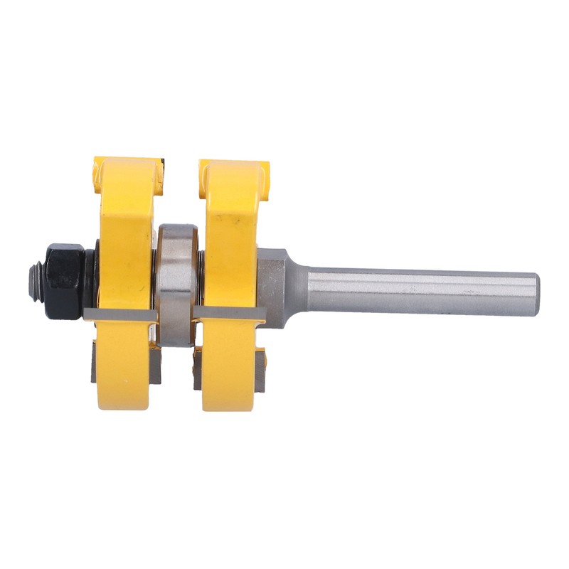 Tongue Groove Router Bit Set Adjustable T Shape 3 Teeth