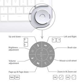 J-Tech Digital ® Mechanical Designer Keyboard (K610) (White Keyboard)