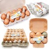 Havongki 100pcs Premium Fresh Farm Eggs Handling Care Instructions Cards