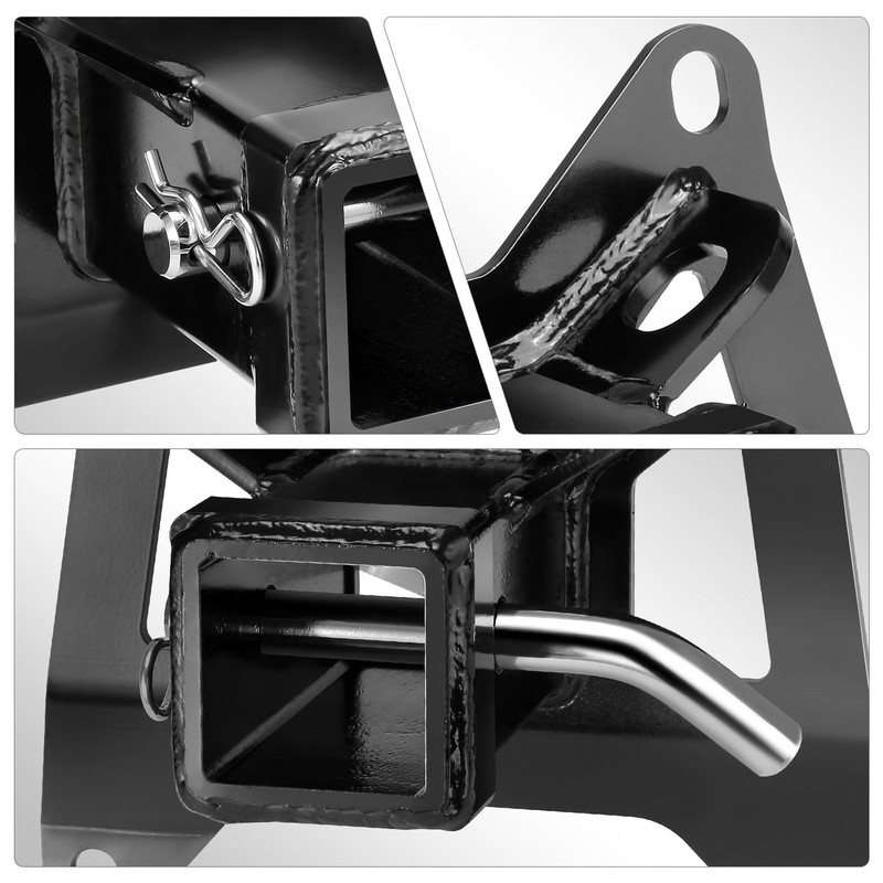 DNA MOTORING 2" Tow Hitch Receiver Compatible with Honda Talon
