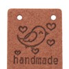 Tissting Pack of 100 Handmade Labels for Sewing, 5 x