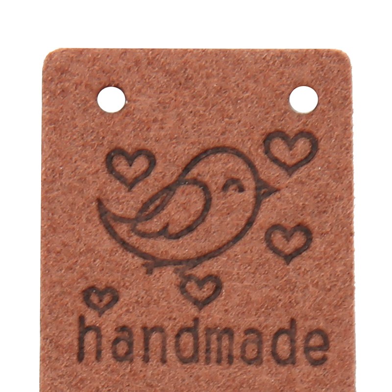 Tissting Pack of 100 Handmade Labels for Sewing, 5 x