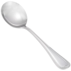 Endoshoji Sentir OSV01004 Professional Dessert Soup Spoon, 18-12 Stainless Steel, Made in Japan