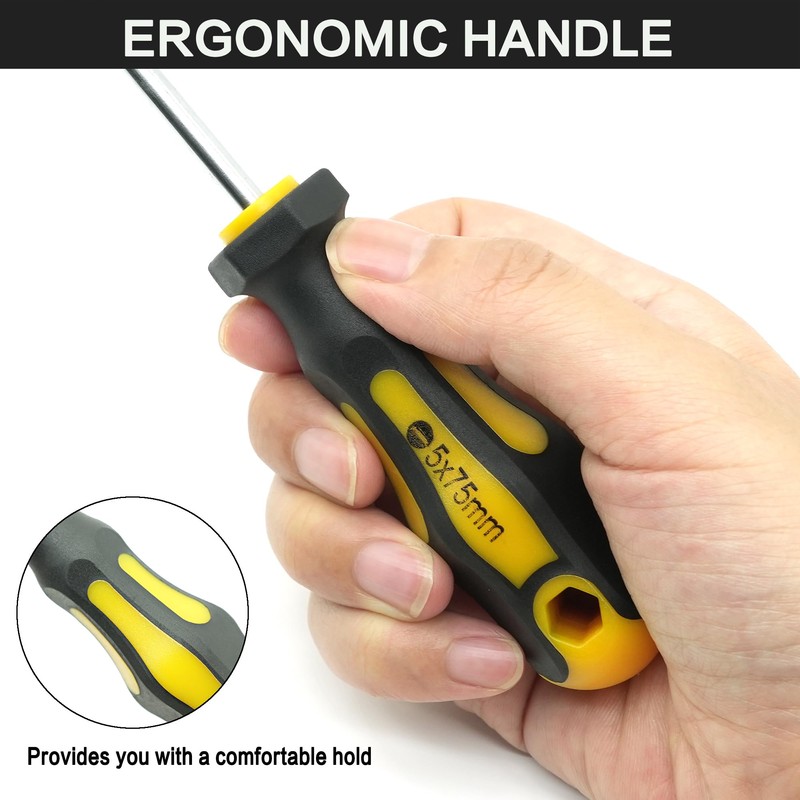 GMTOOLS 43pcs Magnetic Screwdriver Set, Including Slotted, Phillips, Hexagonal, Pozidriv,
