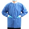 JMU 50 Pack Disposable Lab Jackets Medium, SMS Disposable Medical